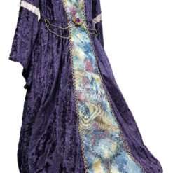 Vestido Princesa Medieval Violeta 7 A 9 Años_1