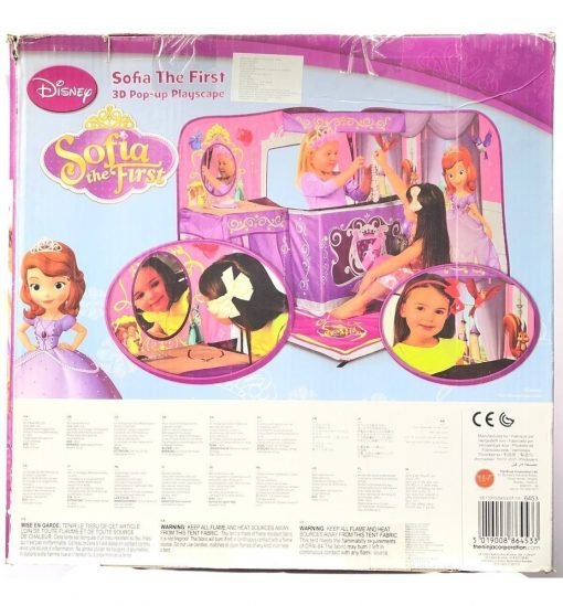 Casita Pop Up 3d Carpa Tienda Campaña Princesa Sofia Disney _6