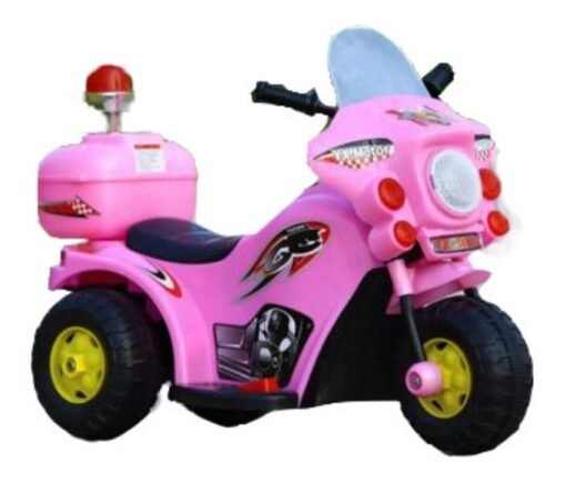 Motocicleta Electrica Montable Policia Infantil Motobiker_11