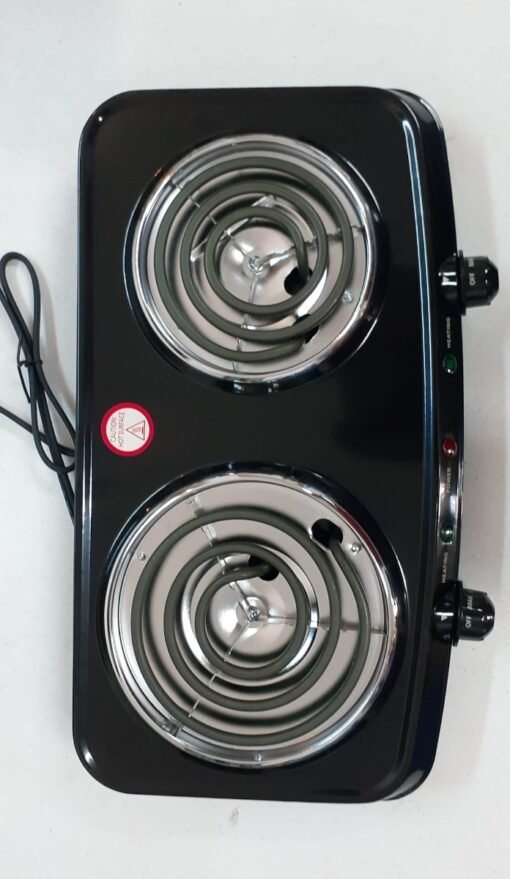 Parrilla Electrica Mainstays Doble Hornilla Double Burner _7