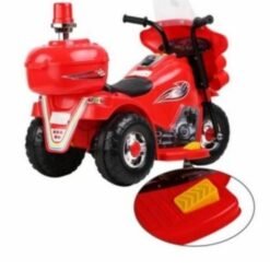 Motocicleta Electrica Montable Policia Infantil Motobiker_5