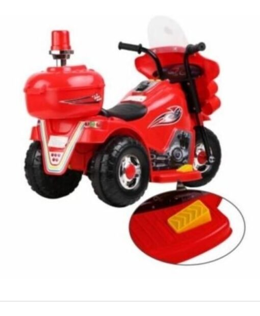 Motocicleta Electrica Montable Policia Infantil Motobiker_5