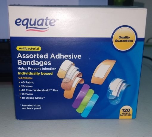 Curitas Equate Antibacteriales Adhesivas Diseños 120 Piezas _2