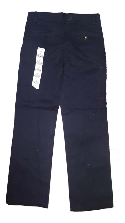 Pantalon Izod Azul Regular Fit Falt Front Niño Talla 10_3