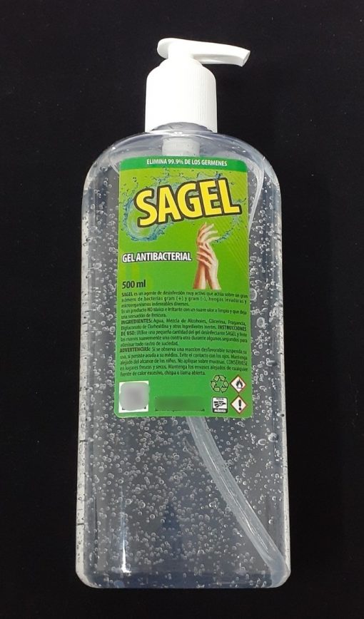 Antibacterial Gel Desinfectante Manos 70% Alcohol 500ml 2pz_3