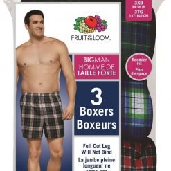 Boxers Fruit The Loom Hanes Caballero Tallas Extras 5xl _5