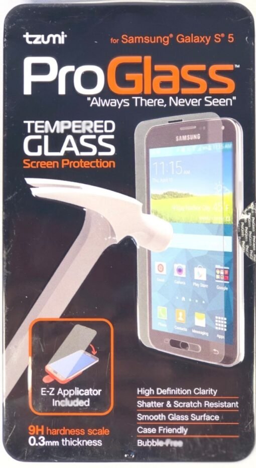 Mica Protector Cristal Templado Pro Tzumi Samsung Galaxy S5_0