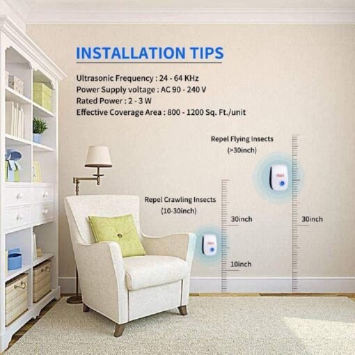 Repelente Ultrasonico Ahuyenta Plagas Mosquitos Ultrasonic _5