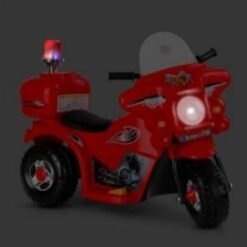 Motocicleta Electrica Montable Policia Infantil Motobiker_7