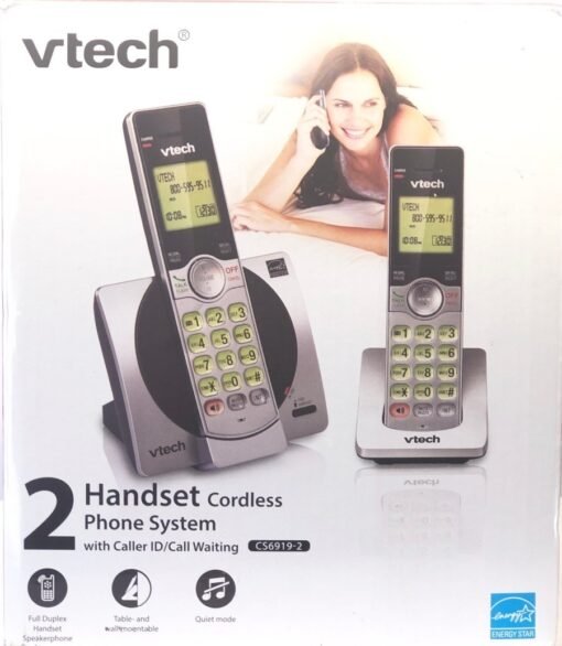 Vtech Telefono Dual Inalambrico 6919-2 Dect Identificador _1