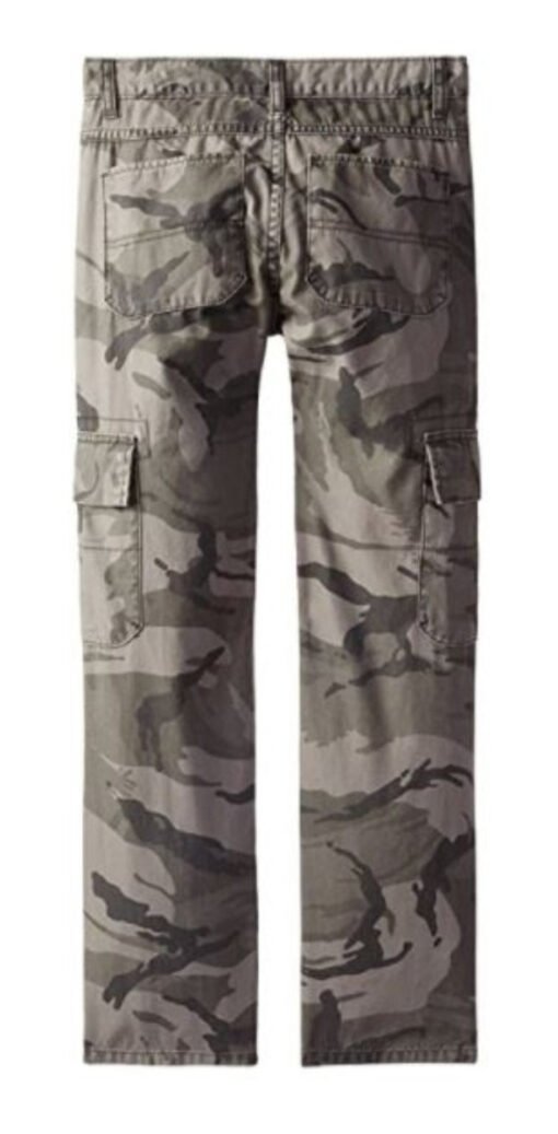 Pantalon Wangler Cargo Clásico Niño Camuflaje Regular Dura_0