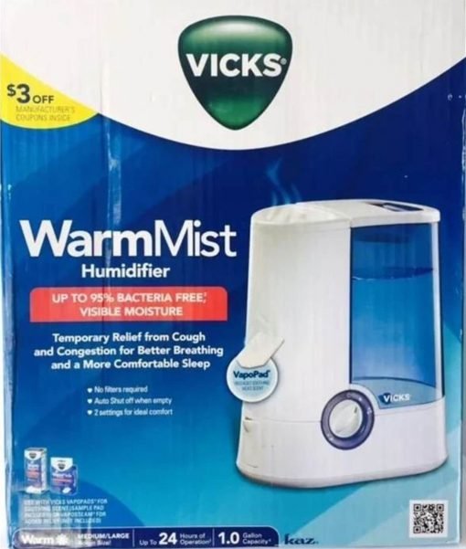 Vicks V750 Humidificador Vaporizador Caliente Sin Filtro _1