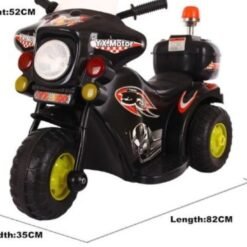 Motocicleta Electrica Montable Policia Infantil Motobiker_25