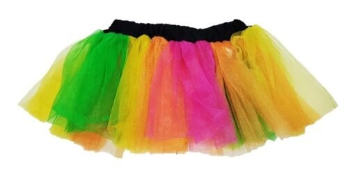 Faldita Tipo Tutu Arcoiris Accesorio Para Valerina_0