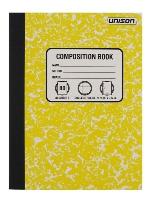 Cuaderno Libreta Cosida Raya Renglon Notebook Unison 80hojas_0