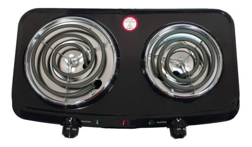 Parrilla Electrica Mainstays Doble Hornilla Double Burner _0