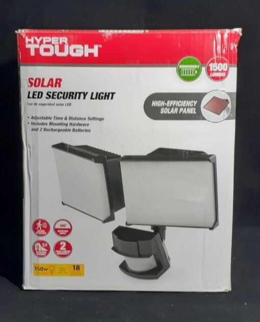 Lampara Luz Solar Hyper Tough Prendido Por Autonomia Nueva_7