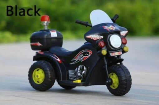 Motocicleta Electrica Montable Policia Infantil Motobiker_22