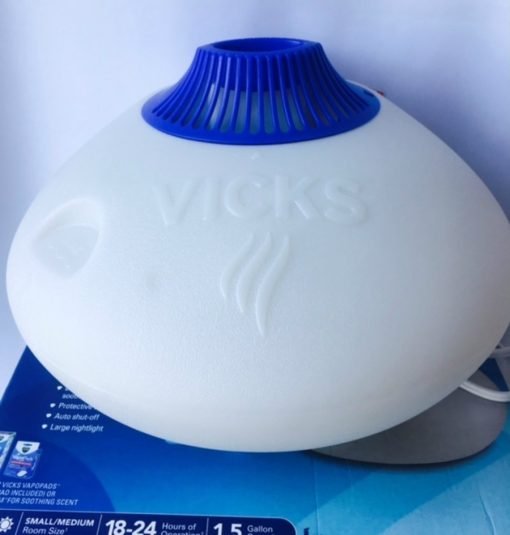 Vaporizador Vicks Aire Vapor Caliente Luz Humidificador V150_1