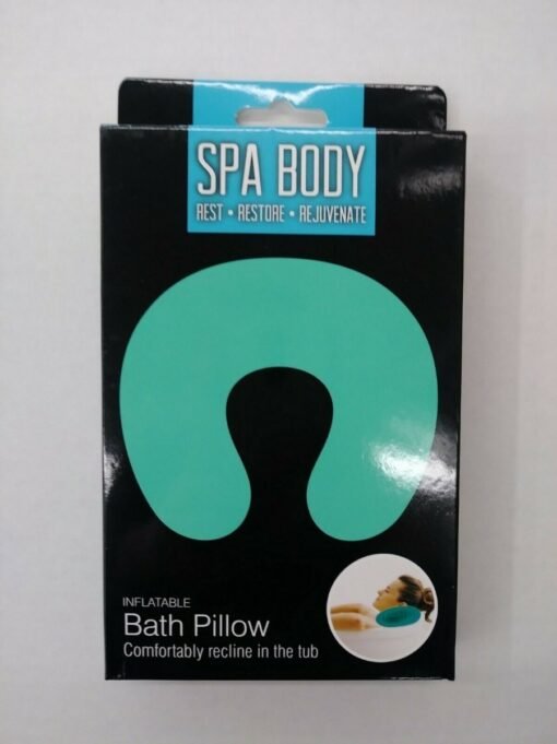 Almohada Cojin Cuello Inflable Spa Viaje Bath Pillow Body_1