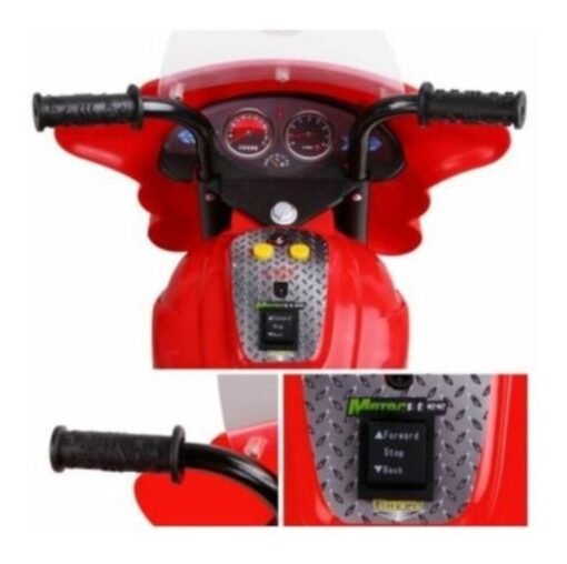 Motocicleta Electrica Montable Policia Infantil Motobiker_2