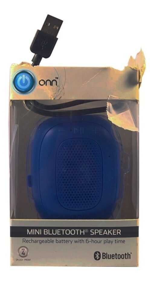 Bluetooth Bocina Mini Onn Parlante Negra Speaker Manos Libre_1