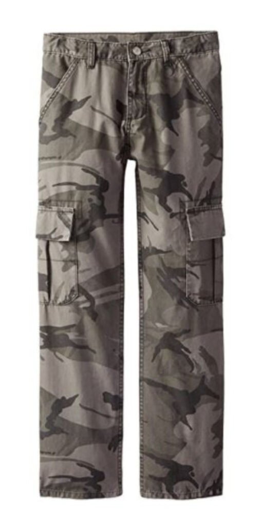 Pantalon Wangler Cargo Clásico Niño Camuflaje Regular Dura_1