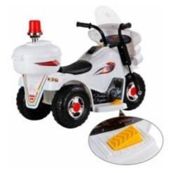 Motocicleta Electrica Montable Policia Infantil Motobiker_16