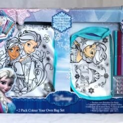 Bolsa Lapicera Mochila Infantil Colorear Disney Frozen 2pack_7