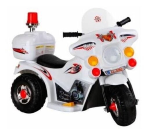 Motocicleta Electrica Montable Policia Infantil Motobiker_14