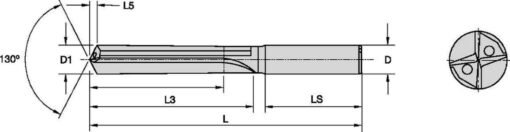 Taladros Agujeros De Tolerancia Cerrada B411 KF1 Kennametal_2