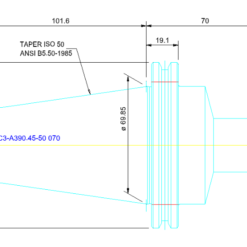 Cono Acero Base Adaptador Coromant Sandvik C3-A390.45-50 070_4