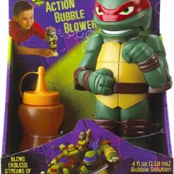 Tortugas Ninja Accion Soplador Burbujas Con Liquido Juguete_5