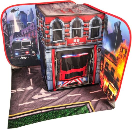 Espacio Juego Pop Up 3d Estacion Bombero Policia Casita Niño_2