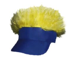 Gorra Azul - Amarilla Imitando Pelo Rubio Disfraz_1