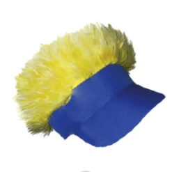 Gorra Azul - Amarilla Imitando Pelo Rubio Disfraz_2