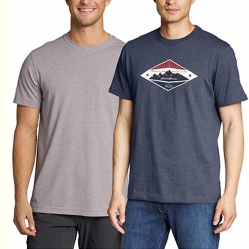 Playeras Camiseta Tallas Extras Duo Pack Eddie Bauer Algodon_0