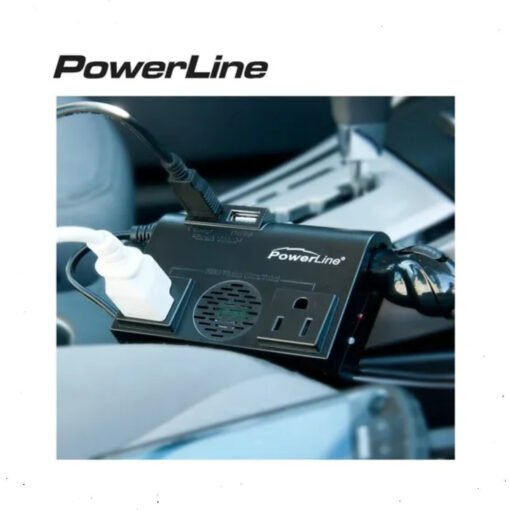 Inversor Power Line De Corriente De 200w Con 2 Puertos Usb_2