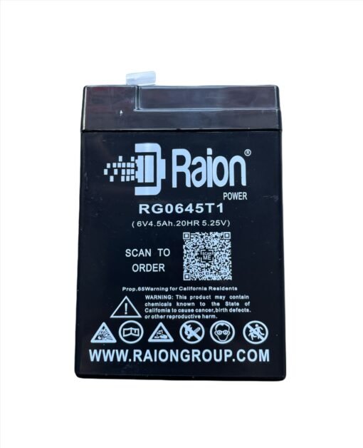 Bateria AGM Recargable Repuesto Para Yuasa NP5-6 Raion Power_0