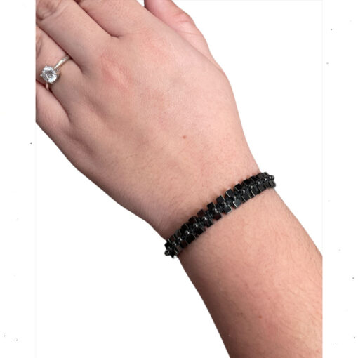 Pulsera Esclava Brazalete Ajustable Hombre Y Mujer 18-28Cm_6