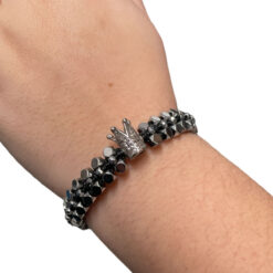 Pulsera Brazalete Ajustable Zirconia Dif Modelo Hombre Mujer_9