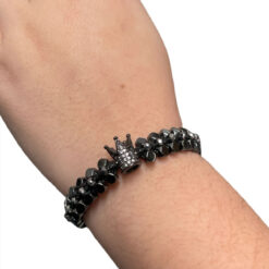 Pulsera Brazalete Ajustable Zirconia Dif Modelo Hombre Mujer_12