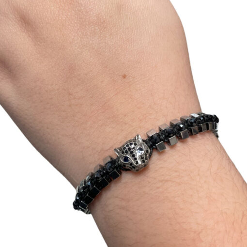 Pulsera Brazalete Ajustable Zirconia Dif Modelo Hombre Mujer_15