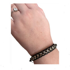 Pulsera Esclava Brazalete Ajustable Hombre Y Mujer 18-28Cm_2