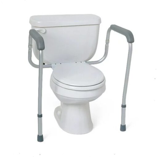 Barra Soporte De Baño Ajustable Riel Marco Seguridad Medline_4