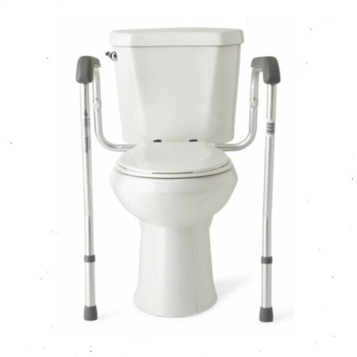 Barra Soporte De Baño Ajustable Riel Marco Seguridad Medline_2