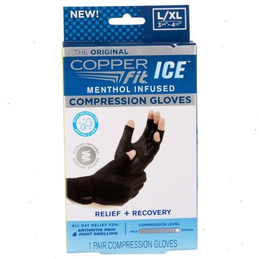 Guantes Copper Fit compresión con infusión mentol de hielo_3