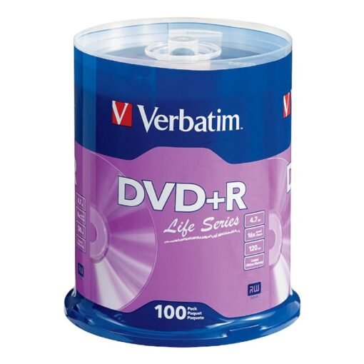 Disco Compacto DVD-R Series CD-R Virgen Verbatim 100 Pzas_0