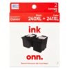 Cartucho Tinta Ink Cannon 240xl 241xl Color Negro Impresion_0