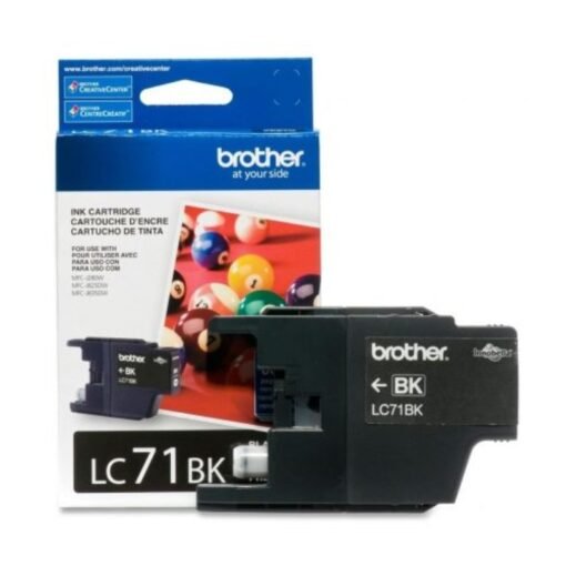 Tinta Brother Lc71bk Negro 300 Paginas Rendimiento Estandar_0